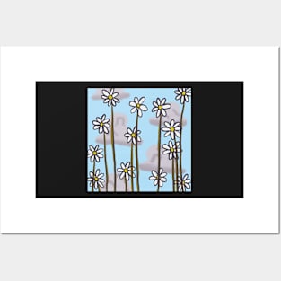 tall tall daisies Posters and Art